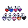 Anal Butt Plug Heart Stainless Steel Sex Toys