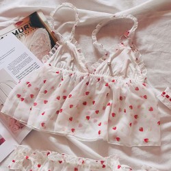 Sexy Women's Strawberry Lingerie Sleepwear Pajamas